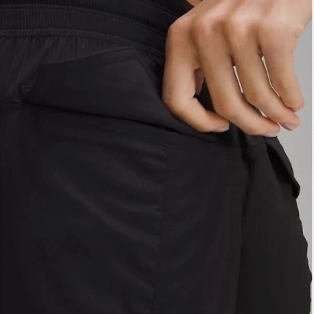 Lululemon dance studio Black Cargo Pants small S mid rise pockets relaxed fit - Picture 4 of 15